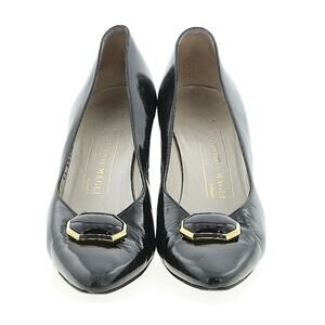 Vintage Bruno Magli shoes black leather pumps